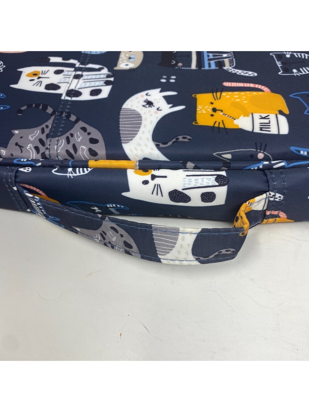 Cat Print Large Capacity Colored Pencil Case Organizer 48 Slots Multi Layer Bag - Picture 4 of 6